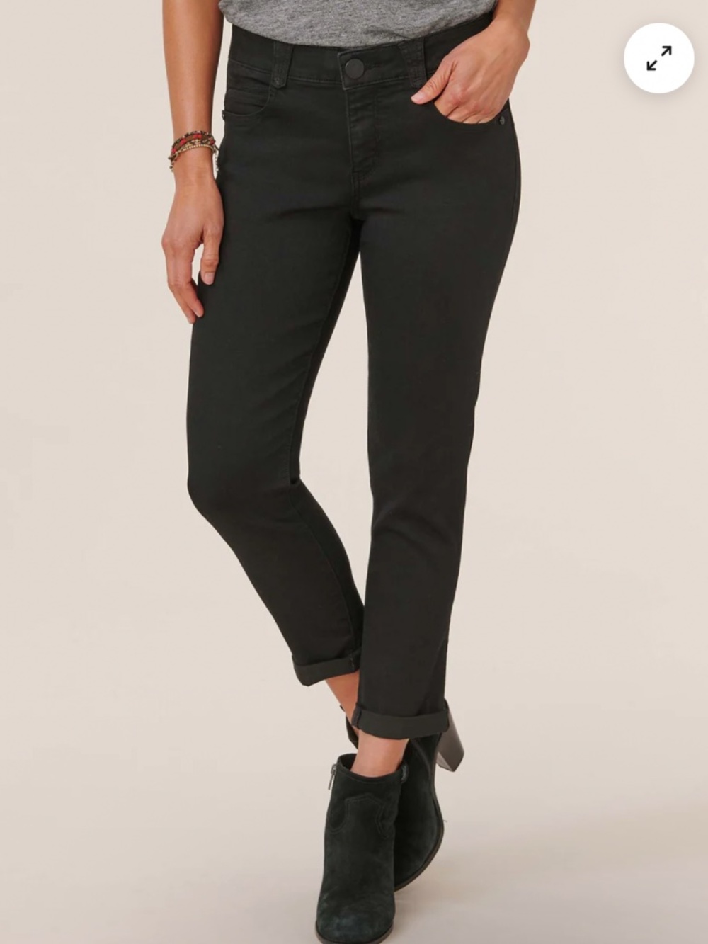 democracy washed black absolution ankle skimmer jeans